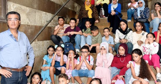 “بستان الإبداع" ينظم جولة تثقيفية للأطفال بـ”بيت الكريتلية” للوعى بالتراث