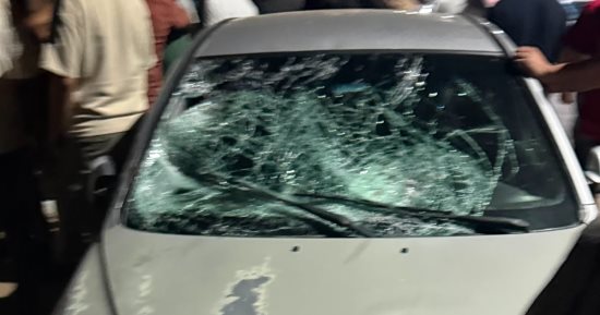 إصابة شخصين بحادث اصطدام سيارة ملاكي بعدد من المواطنين والسيارات ببنها