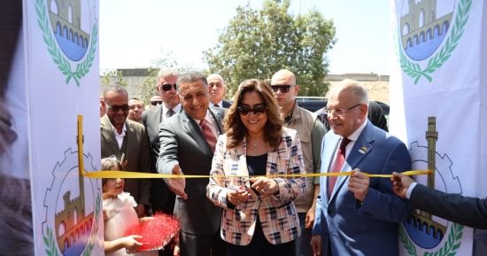 وزيرة التنمية المحلية تفتتح 3 مراكز تكنولوجية جديدة بالقناطر الخيرية