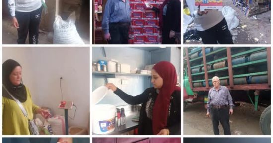تشميع مصنع عصائر غير مرخص وضبط 7500 جركن مجهول المصدر بالحوامدية