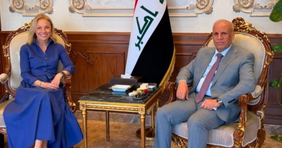 سفير العراق بالقاهرة يبحث مع سفيرة إستونيا تطورات الأوضاع الإقليمية والدولية