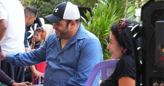 استكمال تصوير فيلم حتة مني لـ محمد ممدوح وهدى المفتى.. صور
