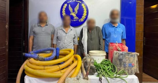 الداخلية تضبط 4 أشخاص لتنقيبهم عن الآثار فى القاهرة