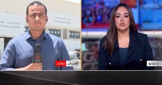 غذاء ومستلزمات طبية.. الهلال الأحمر المصرى يطلق قافلة مساعدات جديدة نحو غزة