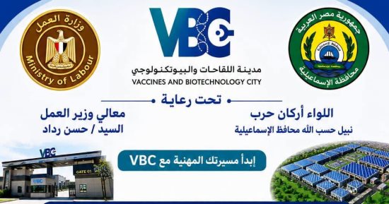 مديرية العمل بالإسماعيلية تعلن عن 104 فرص عمل بمدينة اللقاحات 