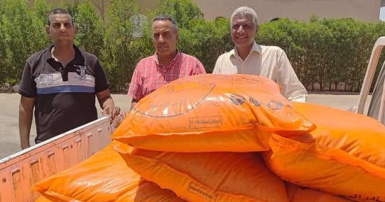 ضبط 13 طن أسمدة زراعية مدعمة ومجهولة المصدر خلال حملات رقابية بالبحيرة