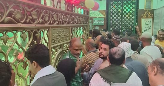زحام شديد في الليلة الختامية لمولد السلطان الفرغل بمركز أبو تيج.. صور وفيديو