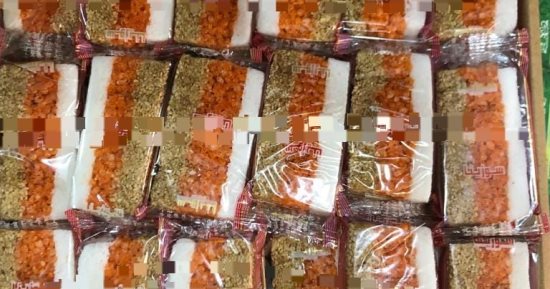 ضبط مصنع غير مرخص لتصنيع حلوى المولد وإحباط تداول 320 كيلو منتجات مجهولة