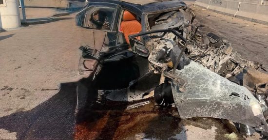 مصرع زوجين وإصابة طفليهما إثر انقلاب سيارة بطريق الإسماعيلية الصحراوى