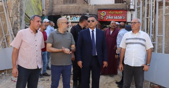 محافظ القليوبية يتفقد سوق شارع الجسر الغربي بالخصوص