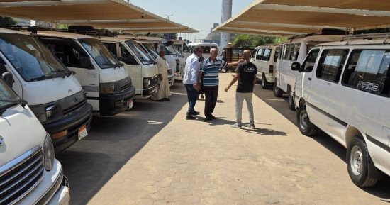 بدء تشغيل موقف الكيت كات الحضارى لخدمة أهالى إمبابة والعجوزة والمنيرة.. صور