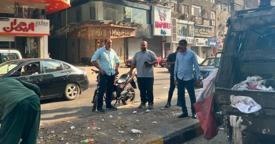 حملات لرفع الإشغالات وتعزيز النظافة بشوارع بولاق الدكرور.. صور