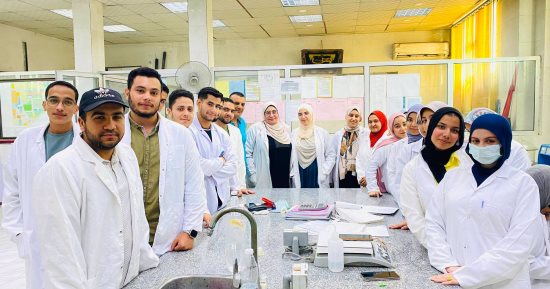 مياه كفر الشيخ: تدريب صيفى لطلاب الجامعة بالمعامل وكيفية إنتاج المياه