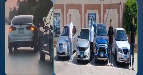 ضبط المتهمين بالاستعراض بسيارات خلال موكب زفاف فى الغربية.. فيديو