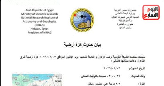لماذا شعر المصريون بزلزال الفجر.. رئيس قسم الزلازل يوضح الأسباب العلمية