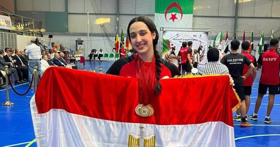 محافظ كفر الشيخ يهنئ بطلة مصر هنا الصيحى لحصدها 6 ميداليات ذهبية