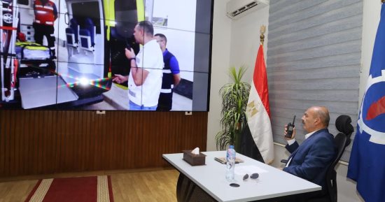 محافظ السويس يتابع جاهزية فرع هيئة الإسعاف بالمحافظة ويشيد بسرعة الاستجابة