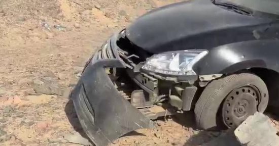 إصابة 5 أشخاص من أسرة واحدة فى انقلاب سيارة ملاكى بطريق غارب - الغردقة