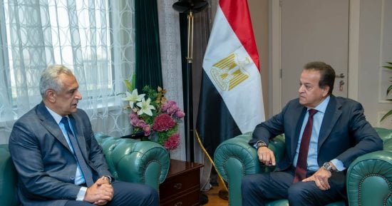 وزيرا الصحة والإنتاج الحربى يبحثان مستجدات عدد من المشروعات القومية المشتركة