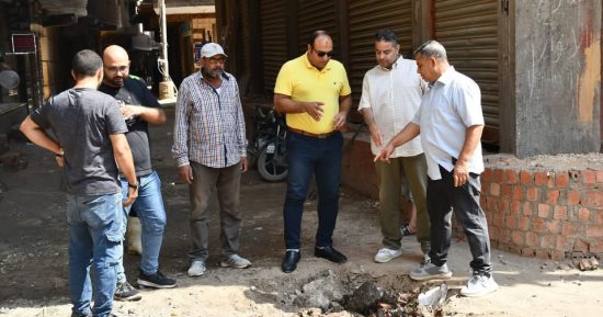 مياه الجيزة: حلول عاجلة لتحسين خدمات الصرف الصحى بالعسيلى والكونيسة