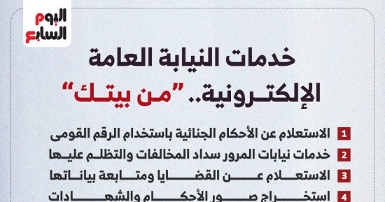 اعرف خدمات النيابة العامة الإلكترونية.. "من بيتك"