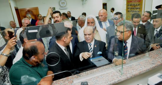 محافظ الدقهلية ومساعدا وزير العدل يفتتحان مكتب الشهر العقاري بقرية صهرجت الصغرى