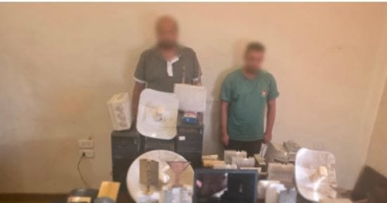 ضبط المتهمين بإنشاء شبكة بث تليفزيونى لاسلكية "بدون ترخيص"