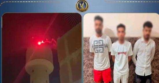 فني بمحطة مياه يشعل بها ألعابا نارية احتفالا بعيد ميلاد.. فيديو