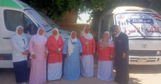 قافلة مجانية تقدم 2839 خدمة طبية لأهالى قرية الحيبة ببنى سويف