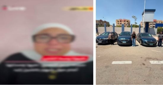 سيدتان تضربان ثالثة بسبب سيرها عكس الاتجاه في الشيخ زايد