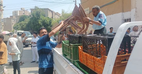 ضبط ومصادرة 185 مخالفة فى حملة لشرطة المرافق بحى شرق سوهاج