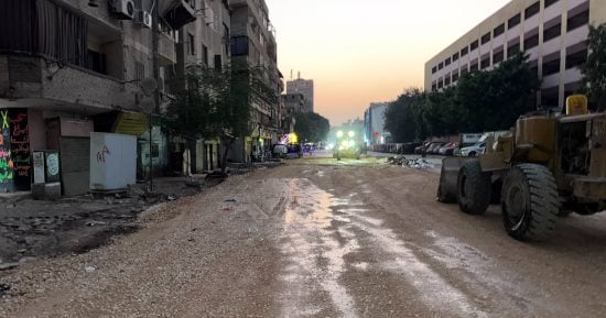 محافظ الجيزة يعلن بدء رصف شارع المطار من منطقة المطافئ وحتى نفق إمبابة
