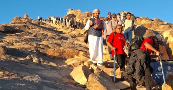 سانت كاترين تستقبل 316 سائحًا من جنسيات متعددة