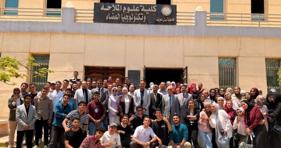 اليوم السابع داخل أول كلية لعلوم الملاحة وتكنولوجيا الفضاء بجامعة بنى سويف.. 5 سنوات دراسة وبرامج متخصصة.. معامل للأقمار الصناعية والروبوتات والمهمات الفضائية.. وعميد الكلية: نعد كوادر قادرة على المنافسة.. صور