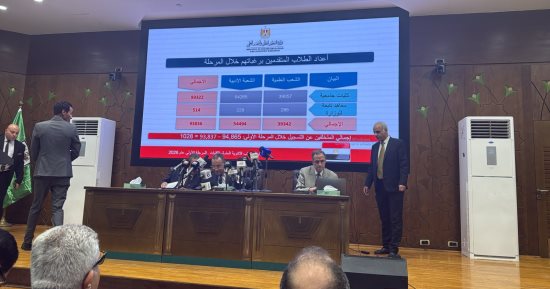 نتيجة تنسيق المرحلة الأولى.. بدء مؤتمر وزير التعليم العالى لإعلان النتيحة
