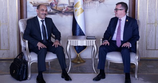 وزير التخطيط يبحث سبل التعاون مع الرئيس التنفيذى لوكالة الفضاء المصرية