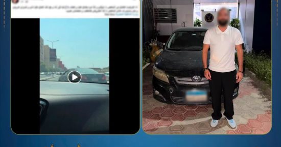 ضبط شاب أتلف سيارة فتاة رفضت خطوبته فى القاهرة.. فيديو