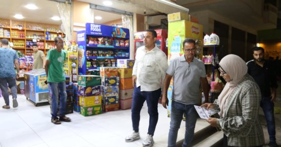 حملات ليلية بشوارع السويس وإزالة إشغالات بالمستقبل والسلام 1.. صور