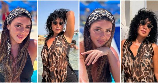 رانيا يوسف وسارة سلامة يشعلان السوشيال ميديا بصور على البحر
