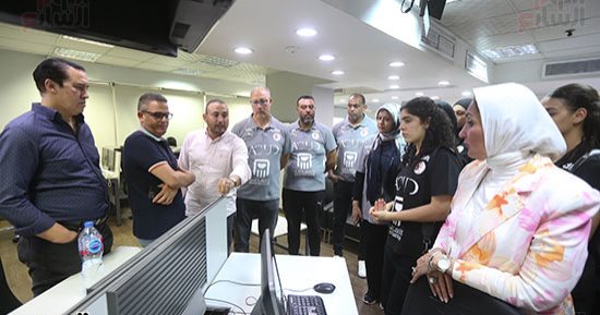 منتخب ناشئات اليد بطلات الإنجاز التاريخي ببطولة العالم يزور اليوم السابع