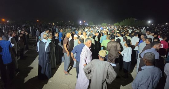 تشييع جثامين ضحايا حادث الإسماعيلية إلى مثواهم الأخير بالشرقية.. صور