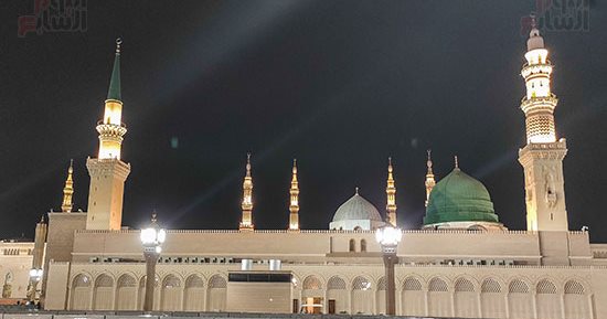 السكينة والهدوء.. جماليات المسجد النبوى الشريف
