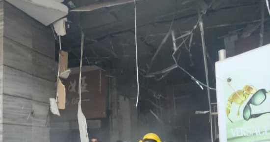 واجهات المحال تكشف قوة الانفجار.. تلفيات واسعة في مول أرابيلا بلازا بعد كارثة الهيليوم