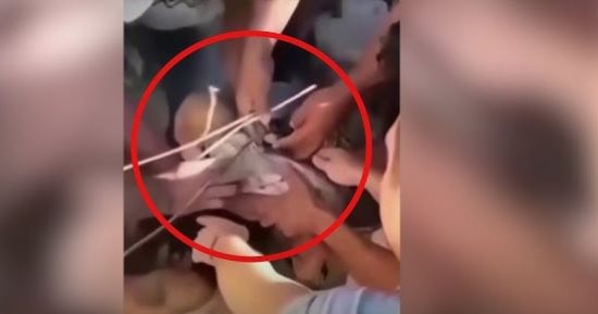 صرخة حياة.. إنقاذ رضيع من تحت أنقاض زلزال كولومبيا