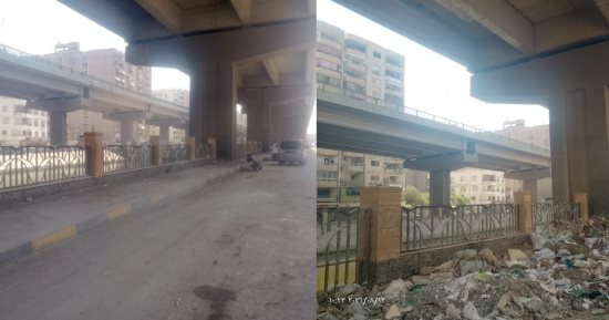 شكاوى المواطنين تحرك فرق «نظافة الجيزة».. رفع المخلفات وتنظيف 5 مواقع