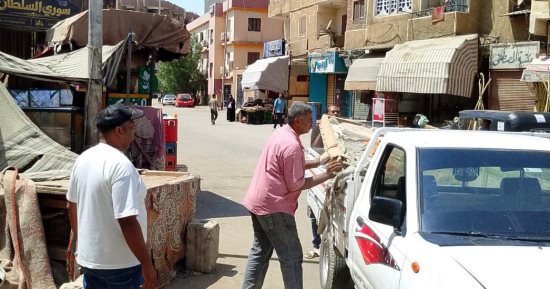رفع 20 حالة إشغال بالسيل والنفق وصيانة كشافات الكورنيش الجديد بمحافظة أسوان 