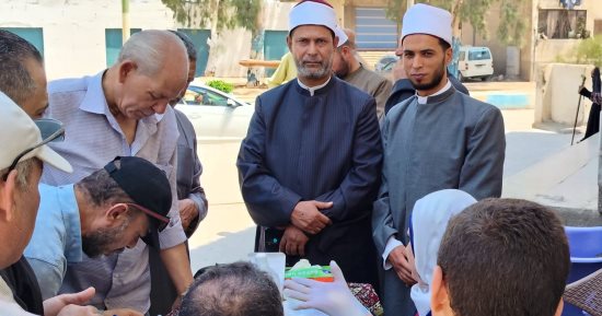 المسجد شريك في بناء الإنسان.. انطلاق 100 يوم صحة من مسجد الرحمة بالقصاصين