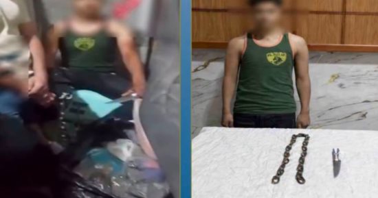 الداخلية تكشف حقيقة حمل شخص سلاح أبيض و"جنزير"