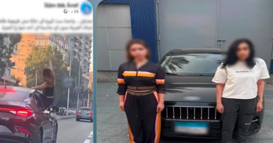 ضبط صانعة محتوى وسائقة للرقص أثناء سير سيارة بالجيزة.. فيديو
