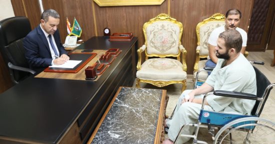 محافظ المنوفية يأمر بصرف مساعدة مالية عاجلة وتوفير أدوية لحالة مرضية من ذوي الهمم